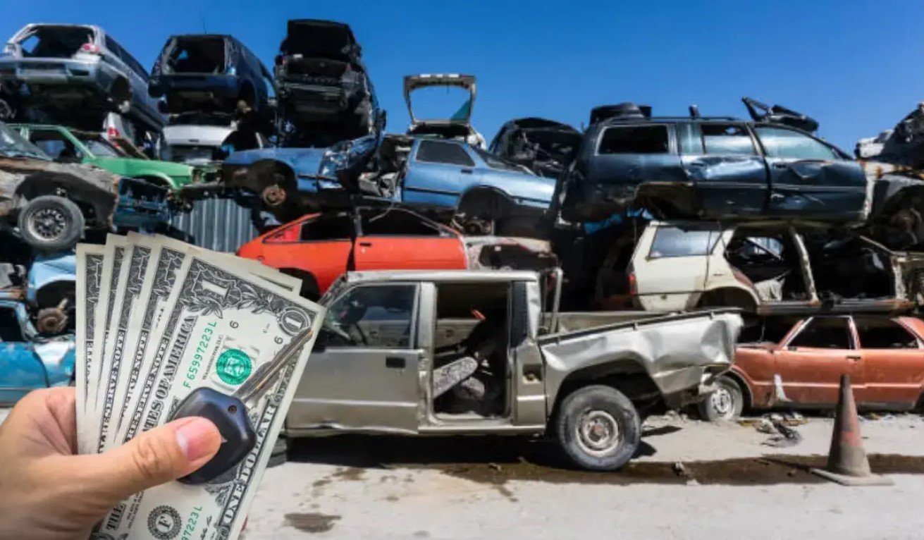 Junk vehicle yard